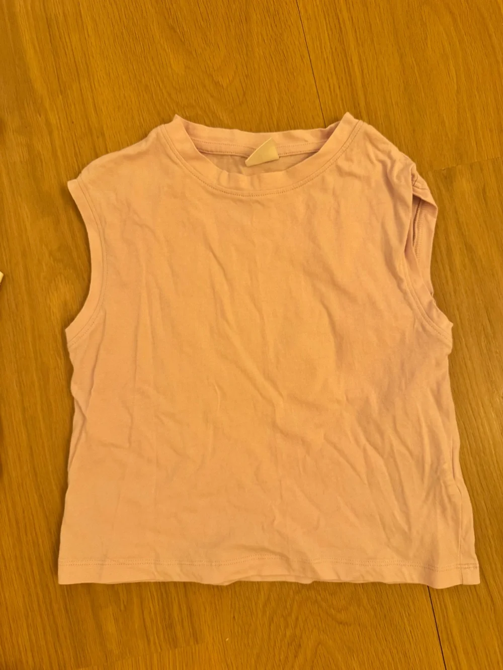 Zara Girls' Cotton Tank Top Set - White, Pink, Yellow & Navy Stripe size 8-9